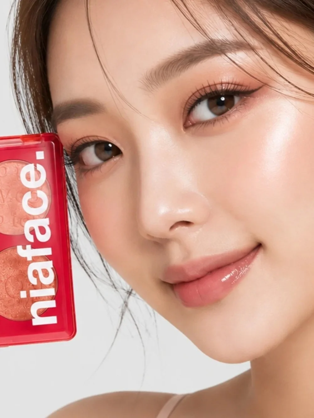 ToyFactory Niaface Ultrashimmer Niacinamide Highlighter Palette Pink/Gold Shades